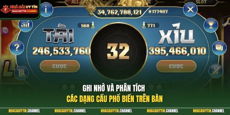 Ghi nhớ và phân tích các dạng cầu phổ biến trên bàn
